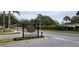 View of the charming Berkshire Salem Square Windermere community sign at the entrance at 4467 Worthington Ct, Palm Harbor, FL 34685