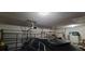 Spacious two car garage featuring a functional garage door opener and storage, suitable for parking at 4467 Worthington Ct, Palm Harbor, FL 34685