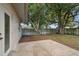 Large concrete patio, perfect for outdoor entertaining at 1765 Thames St, Clearwater, FL 33755