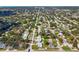 Aerial view of residential neighborhood showcasing numerous homes and landscape at 11303 86Th Ave, Seminole, FL 33772