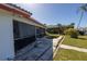 Backyard with partially covered patio and pool at 1973 Hawaii Ne Ave, St Petersburg, FL 33703