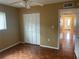 Spacious bedroom with wood flooring and a large closet at 11201 80Th Ave # 201, Seminole, FL 33772