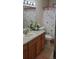 Clean bathroom with updated vanity and shower at 2001 Rain Dance Pl, Brandon, FL 33510