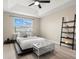 Spacious main bedroom with platform bed and decor at 5018 Sunnyside Ln, Bradenton, FL 34211