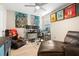 Home office with comfortable seating and work space at 5018 Sunnyside Ln, Bradenton, FL 34211