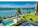 Community pool and waterfront views at 690 Island Way # 812, Clearwater Beach, FL 33767