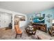 Cozy living room with a large TV and comfortable seating at 690 Island Way # 812, Clearwater Beach, FL 33767