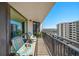 Relaxing balcony offering scenic water views at 690 Island Way # 812, Clearwater Beach, FL 33767