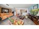 Cozy living room with eclectic decor and comfortable seating at 690 Island Way # 812, Clearwater Beach, FL 33767