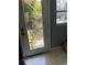 View of backyard through back door at 5122 Lillilea Ln, New Port Richey, FL 34653