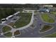 Aerial view of community farm and parking area at 17399 Nectar Flume Dr, Land O Lakes, FL 34638