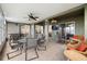 Spacious screened porch, great for relaxing and entertaining at 10211 Cleghorn Dr, San Antonio, FL 33576