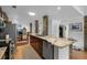 Kitchen features granite countertops, stainless steel appliances, and stylish backsplash at 18593 Bridle Club Dr, Tampa, FL 33647