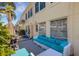 Relaxing patio with seating and lush greenery at 2298 Netherlands Dr # 4, Clearwater, FL 33763