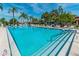 Inviting swimming pool with steps and surrounding patio at 4028 Davit Dr # 4028, New Port Richey, FL 34652