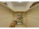 Spacious closet with shelving and rod for hanging clothes at 428 Windrush Bay Dr, Tarpon Springs, FL 34689