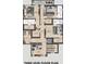 Third level floor plan with bedrooms, bathrooms, and a loft, showcasing the layout of the upper level at 2832 W Vina Del Mar Blvd, St Pete Beach, FL 33706