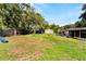 Large backyard with shed and play area at 207 Orange Dr, Lutz, FL 33548