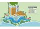 Aerial view of community site plan, showing residential, multi-Gathering, and commercial areas at 1810 4Th E St, Palmetto, FL 34221