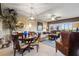 Elegant dining room with a round table and stylish chairs at 6450 Shoreline Dr # 9105, St Petersburg, FL 33708