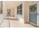 Bright hallway leading to condo unit entrance at 6450 Shoreline Dr # 9105, St Petersburg, FL 33708