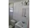 Clean bathroom featuring a vanity, toilet, and shower at 12800 Vassar Ct, Hudson, FL 34667