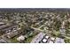 Aerial view showing home's location in a residential neighborhood at 4300 16Th N Ave, St Petersburg, FL 33713