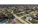 Aerial view of the property and surrounding neighborhood at 4300 16Th N Ave, St Petersburg, FL 33713