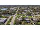 Aerial view showcasing home's location in residential neighborhood at 4300 16Th N Ave, St Petersburg, FL 33713