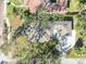 Home's roofline and landscaping from above at 701 17Th S Ave, St Petersburg, FL 33701