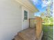 Back exterior showing wooden deck and storage access at 701 17Th S Ave, St Petersburg, FL 33701