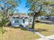 Aerial view of house showing front yard and walkway at 701 17Th S Ave, St Petersburg, FL 33701