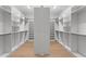 Large walk-in closet with ample shelving and hanging space at 3907 W Mckay Ave, Tampa, FL 33609