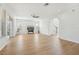 Bright living room with hardwood floors and access to backyard at 18051 Java Isle Dr, Tampa, FL 33647
