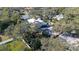 Aerial view of the house and surrounding area at 2406 S Clark Ave, Tampa, FL 33629