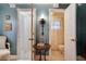 Clean bathroom with a shower and tiled floors at 2406 S Clark Ave, Tampa, FL 33629