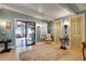 Spacious entryway with light walls and a view to the living room at 2406 S Clark Ave, Tampa, FL 33629