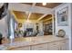 Bright kitchen features granite countertops and white cabinets at 2406 S Clark Ave, Tampa, FL 33629