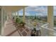 Outdoor balcony overlooking water and city views at 2960 59Th S St # 509, Gulfport, FL 33707
