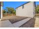 Large backyard with concrete walkways, ready for landscaping at 476 43Rd N Ave, St Petersburg, FL 33703