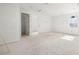 Unfinished bedroom with large window and an ensuite bathroom at 476 43Rd N Ave, St Petersburg, FL 33703