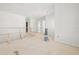 Upper level landing with unfinished railing and open view at 476 43Rd N Ave, St Petersburg, FL 33703