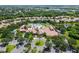 Aerial view of community and clubhouse at 5648 Sunset Falls Dr, Apollo Beach, FL 33572