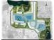 Aerial view of new lakefront community with many homesites available at 16212 Alpha Grove Pl, Odessa, FL 33556