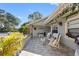 Festive front porch with seating and holiday decor at 4608 Apple Ridge Ln, Tampa, FL 33624