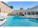 Large swimming pool with spa and spacious deck at 4608 Apple Ridge Ln, Tampa, FL 33624