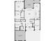Two-story home floor plan, 4 bedrooms, 3 baths, large great room and kitchen at 16240 Alpha Grove Pl, Odessa, FL 33556