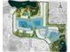 Community overview showing lakefront property and various home sites at 11178 Manor House Ln, Odessa, FL 33556
