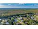 Aerial view of house near water with ocean in background at 6435 Finance Ave, Weeki Wachee, FL 34607