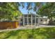 Backyard features a sunroom, patio, and hot tub at 1906 2Nd St, Indian Rocks Beach, FL 33785